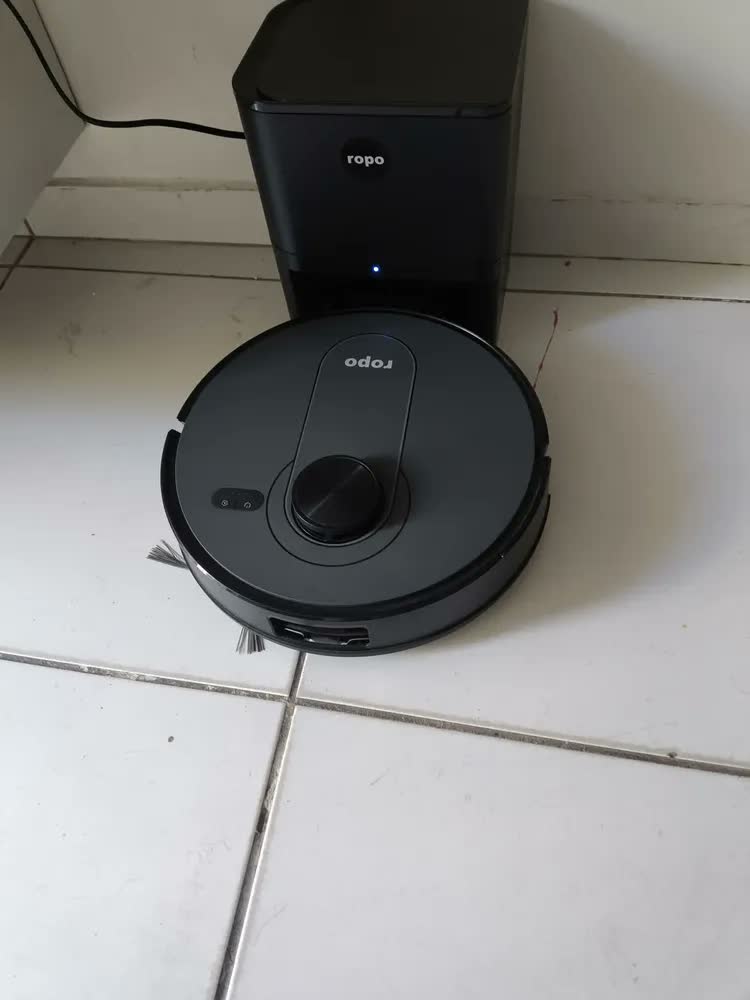 foto de Robô Aspirador - Ropo Vision Pro com IA-3D Scan estação de recarga autolimpante sucção de 5500Pa