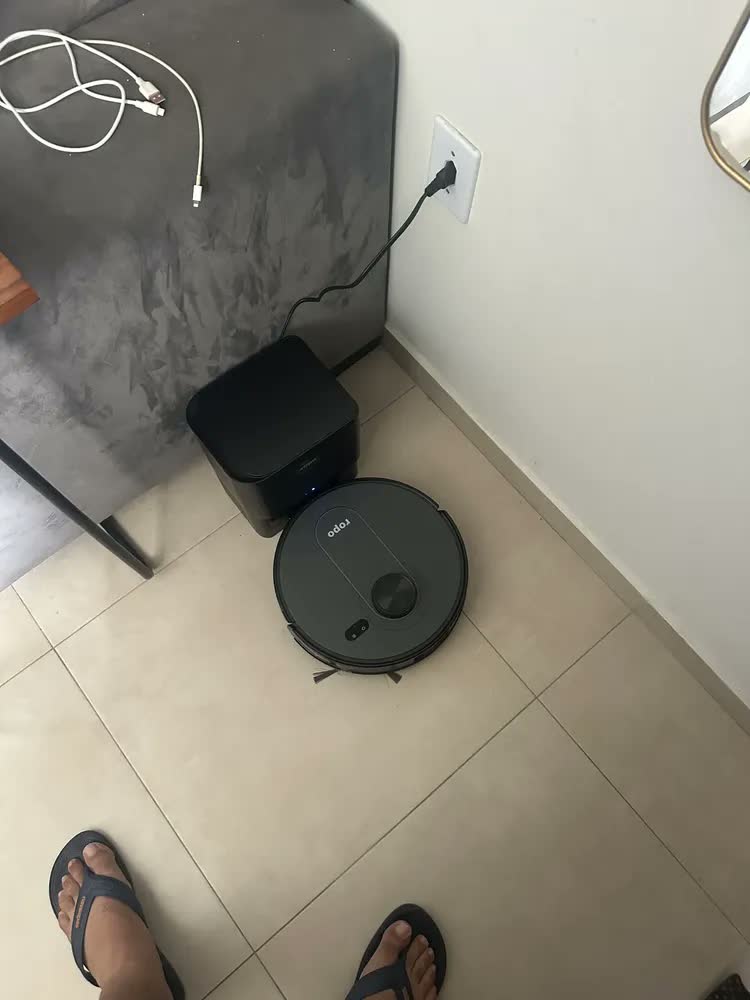 foto de Robô Aspirador - Ropo Vision Pro com IA-3D Scan estação de recarga autolimpante sucção de 5500Pa