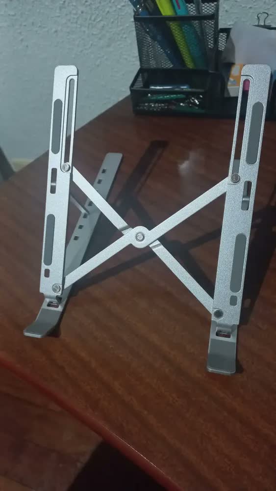 foto de Suporte Ajustável Notebook Alumínio Yellowseller Dobrável Ergonômico