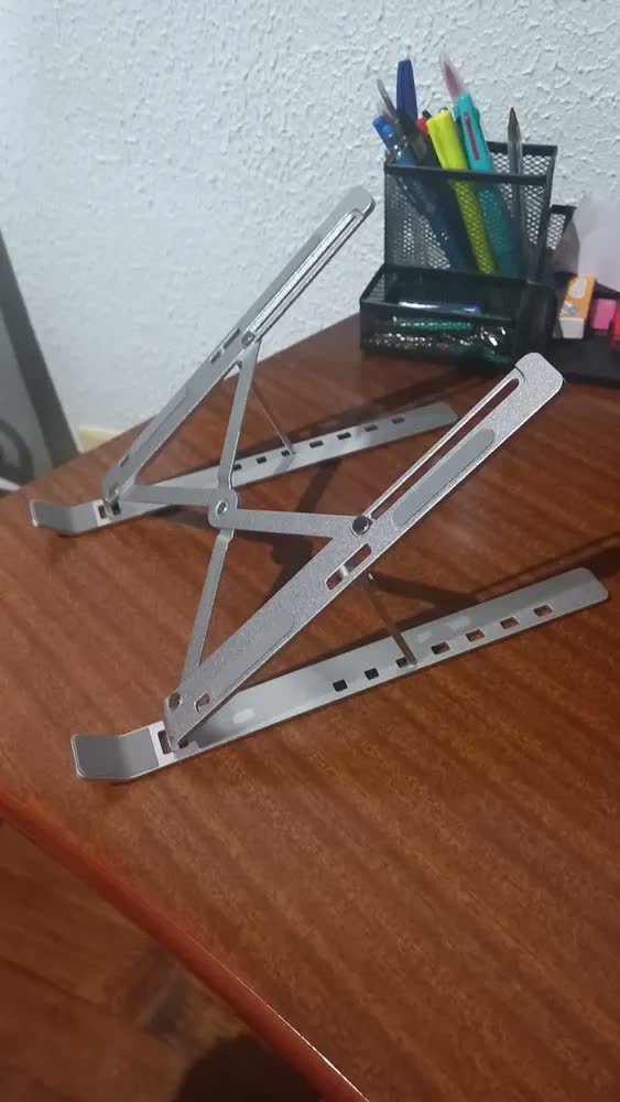 foto de Suporte Ajustável Notebook Alumínio Yellowseller Dobrável Ergonômico