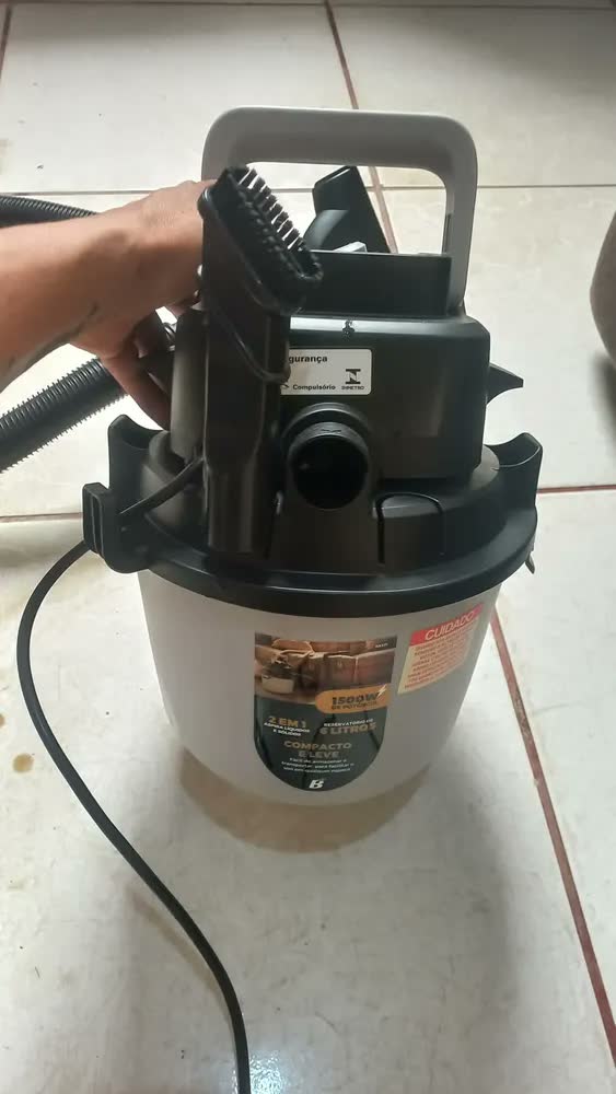 foto de Aspirador De Pó E Água Britânia 6l 1500w Bas71 Cinza