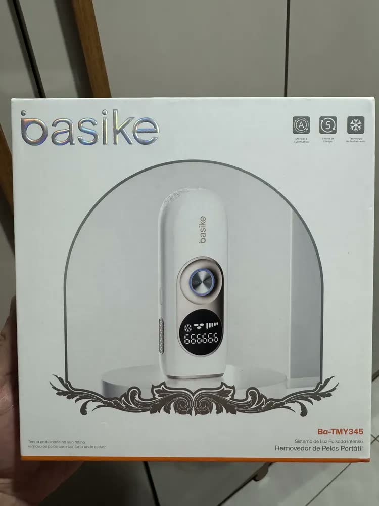 foto de Depilador A Laser De Depilador Luz Pulsada IPL Profissional 9 Níveis De Ajuste, Sensacao Gelo Indolor Depilacao Definitiva, Unissex Para Bivolt Depilacao Laser Dep Portatil, Para Corpo Todo Basike