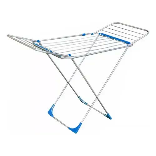 Varal P/ Roupas De Chão 100% Alumínio Grande Reforçado Com Abas Dobrável Retrátil Resistente Não Enferruja Não Marca Piso - Sombrisul
