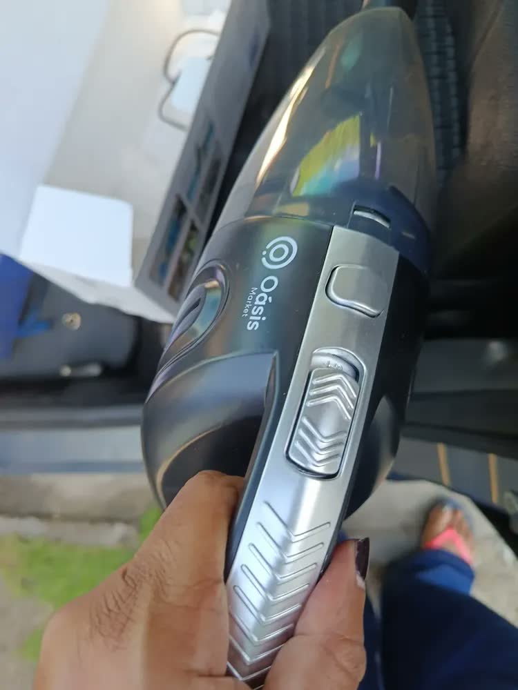 foto de Aspirador De Pó Sem Fio Para Limpeza Carro Portátil Multiuso Preto