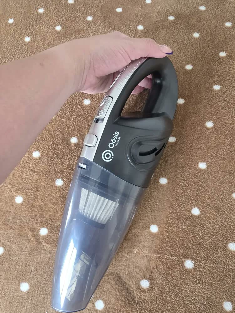 foto de Aspirador De Pó Sem Fio Para Limpeza Carro Portátil Multiuso Preto