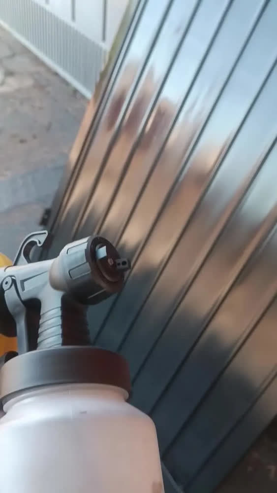 foto de Pistola De Pintura 400w Profissional Elétrica Pulverizadora 800ml Regulações De Spray Prevenção De Refluxo Para Projetos De Renovação Doméstica Colpaq