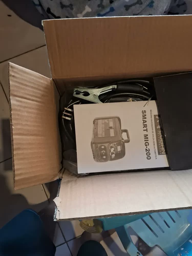 foto de Máquina De Solda Mig 200a Bivolt Mma Eletrodo Tig Lift Smart Preto