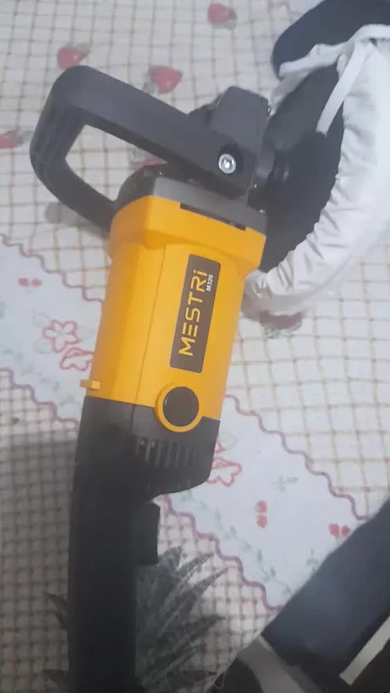 foto de Politriz Lixadeira Angular Elétrica Automotiva 1300w polir polidora Profissional Mestri M-226