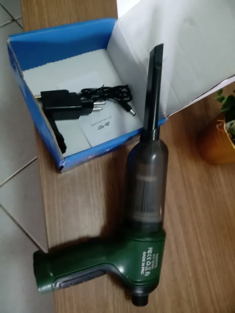 foto de Aspirador de Pó Portátil Sem Fio 3 em 1 para Carro e Escritório USB Hivi