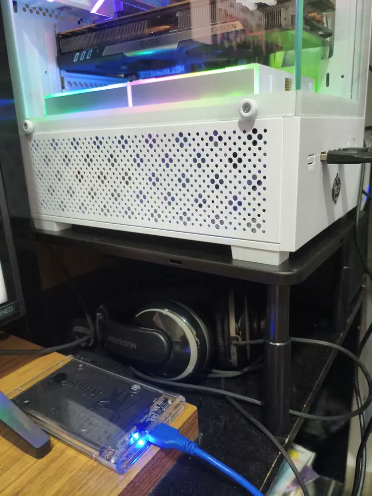 foto de Suporte para Monitor E Notebook Elevado Base Preto