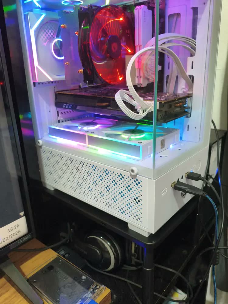 foto de Suporte para Monitor E Notebook Elevado Base Preto
