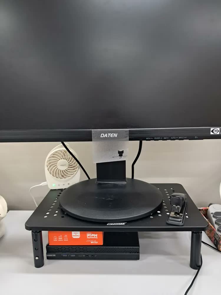 foto de Suporte para Monitor E Notebook Elevado Base Preto