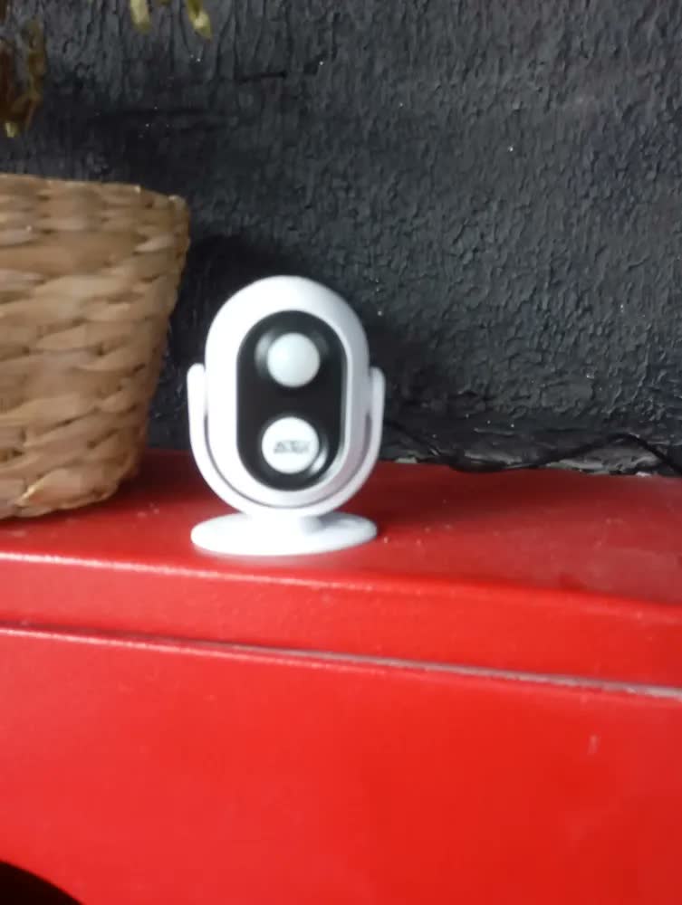 foto de Sensor de Presença Newdragon Sem Fio Com Alarme Sonoro Para Residência e Comércio