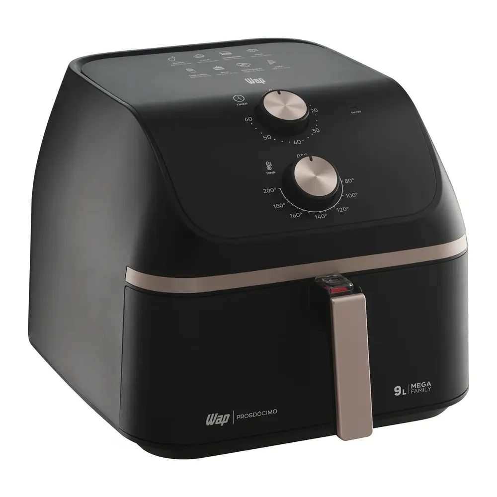 foto de Fritadeira Elétrica 9l Wap Air Fryer Mega