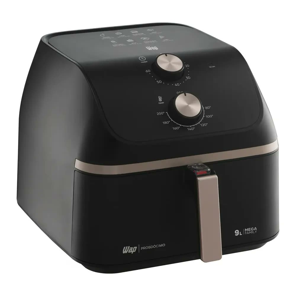 Fritadeira Elétrica 9l Wap Air Fryer Mega