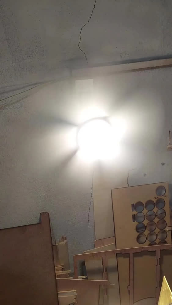 foto de Ventilador Teto E27 Lâmpada Led Silencioso 45 80w 45 Cm 80w