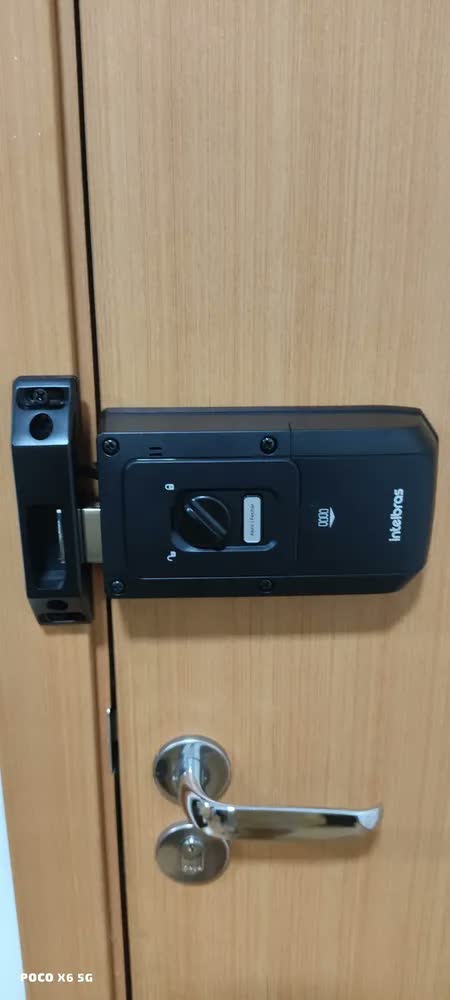 foto de Fechadura Digital De Sobrepor Fr 101 V Preta Intelbras