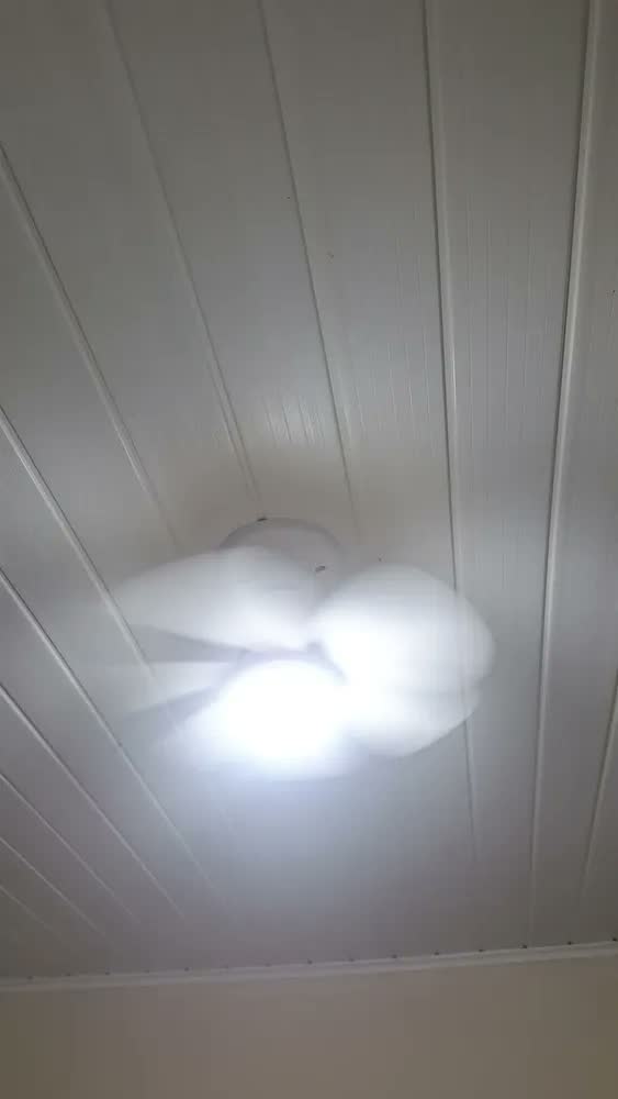foto de Ventilador Teto Com Lâmpada 60w Silencioso Controle Remoto