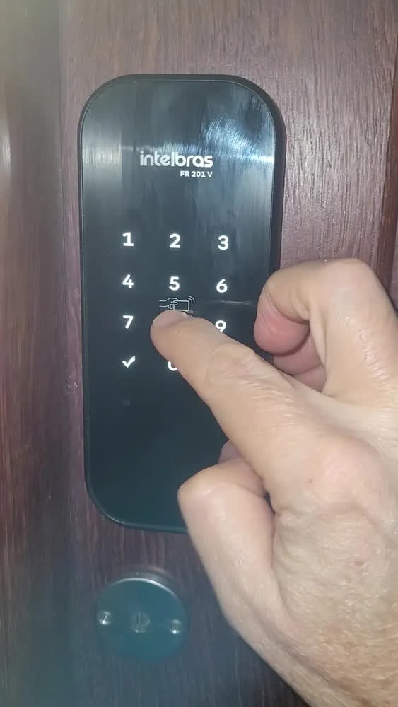 foto de Fechadura Digital De Sobrepor Fr 201 V Intelbras