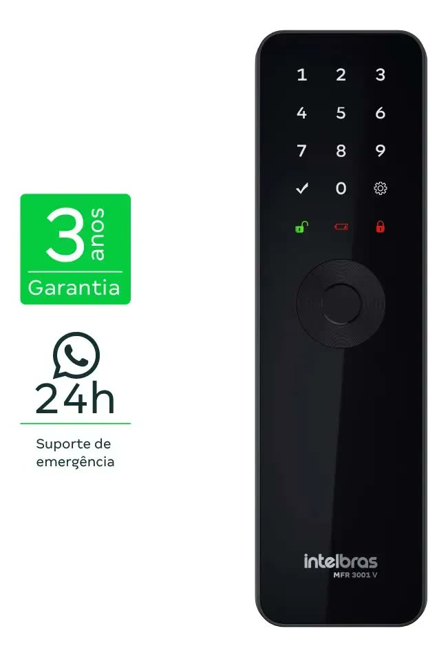 Fechadura Inteligente De Embutir Sem Maçaneta Mfr 3001 V Intelbras