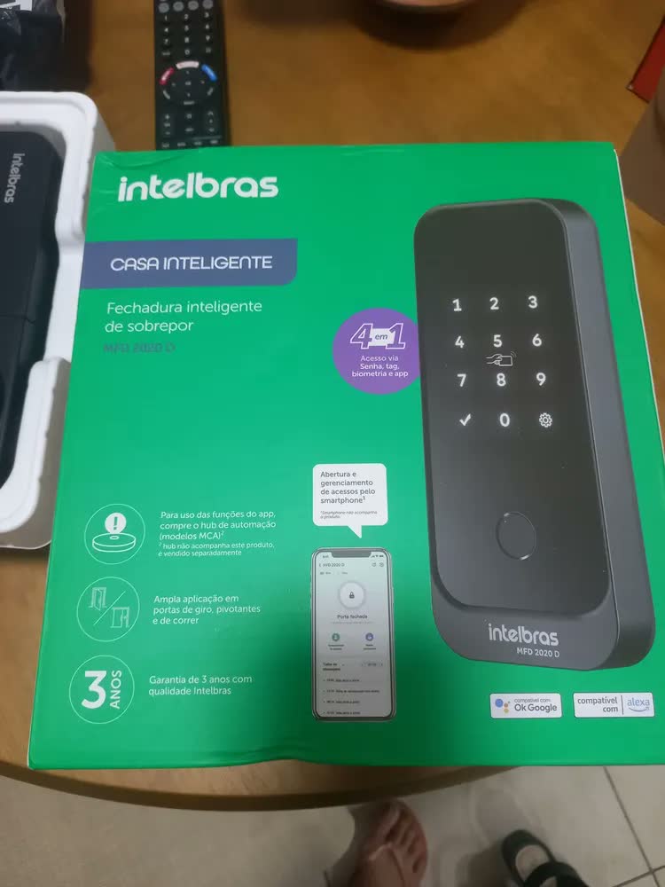 foto de Fechadura Inteligente de Sobrepor MFD 2020 D Intelbras
