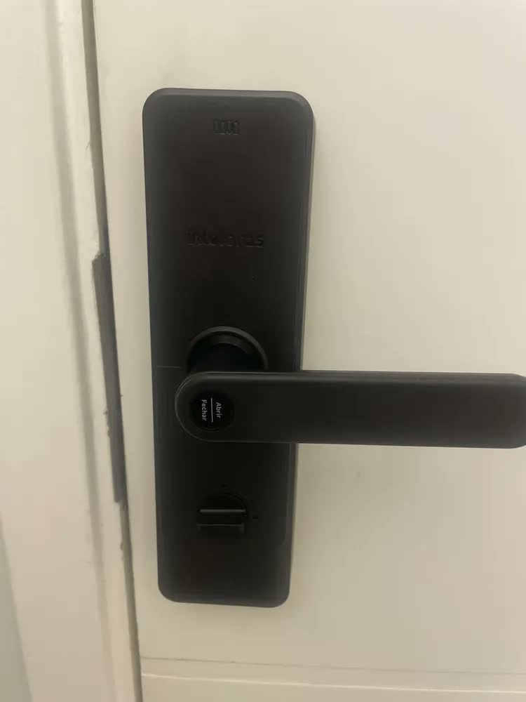 foto de Fechadura Inteligente de Embutir com Maçaneta MFD 3000 D Intelbras