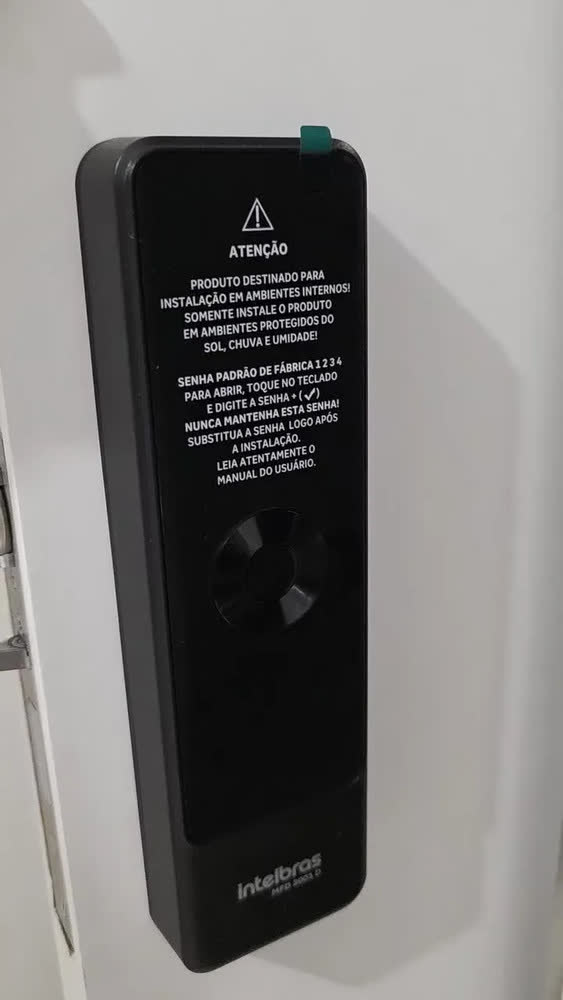 foto de Fechadura Inteligente De Embutir Sem Maçaneta Mfd 3001 D Intelbras