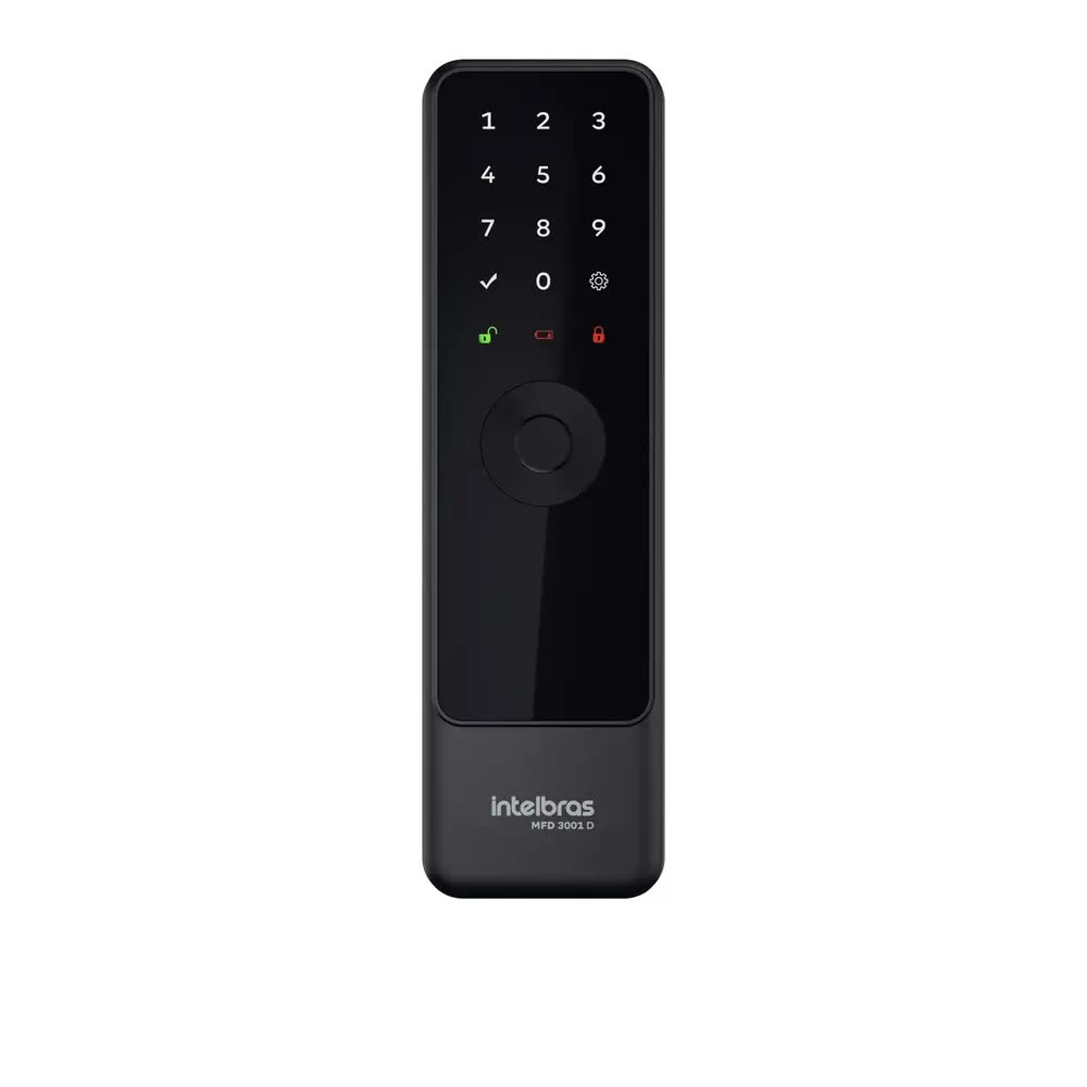 Fechadura Inteligente De Embutir Sem Maçaneta Mfd 3001 D Intelbras