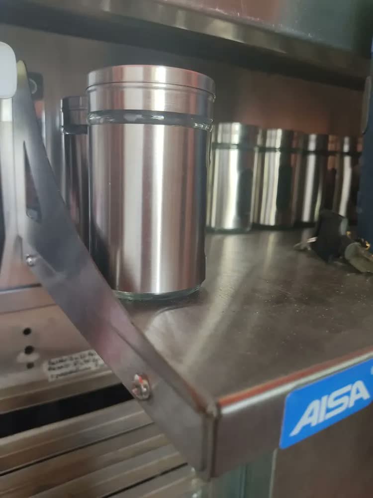 foto de Prateleira Aérea, Aço Inox, 22cm X 100cm, Restaurante Lanchonet, Color Cinza.