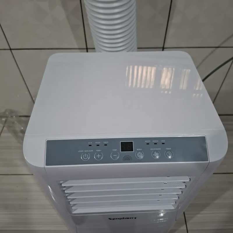 foto de Ar Condicionado Portátil Frio 9.000 Btus Symphony Optima 9 Cor Branco