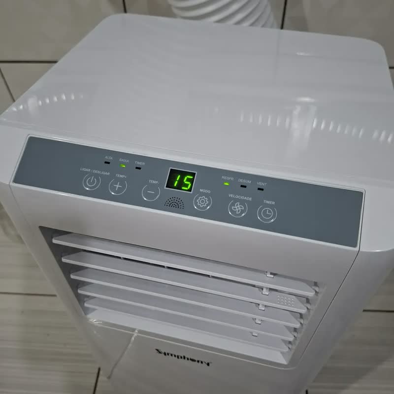 foto de Ar Condicionado Portátil Frio 9.000 Btus Symphony Optima 9 Cor Branco