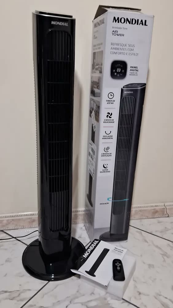 foto de Ventilador De Torre Air Tower Mondial 45W VTR-01-B