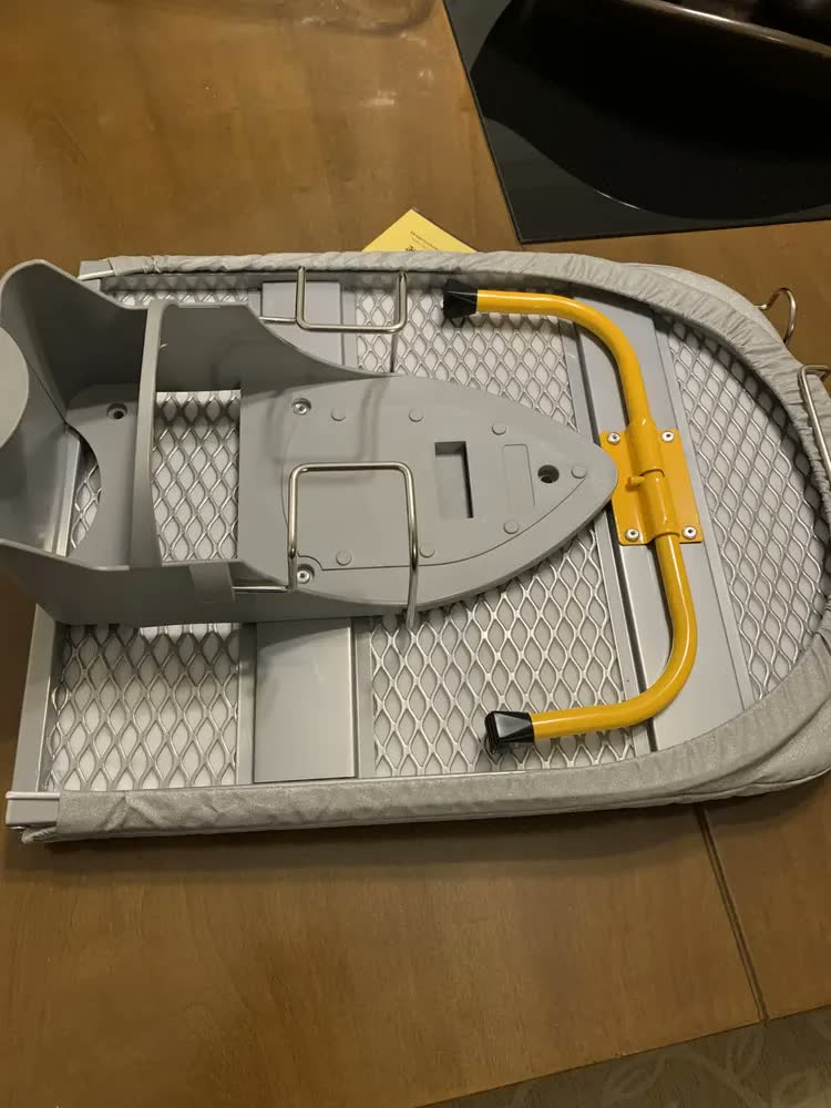 foto de LUMAI Tabua De Passar Roupa Ferro Passadeira Manchester de Mesa Portátil Dobravel com 89cm - Estrutura Premium