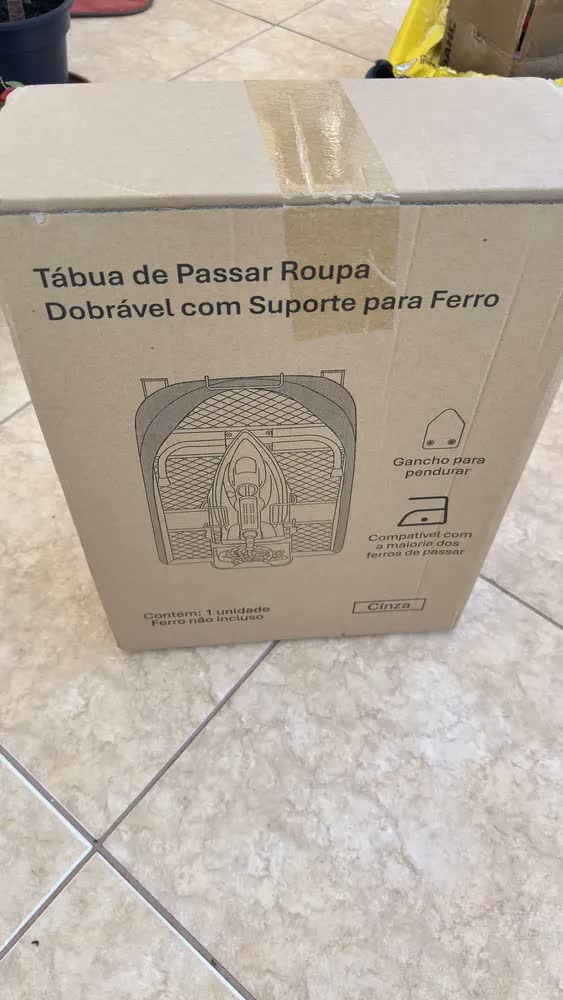 foto de LUMAI Tabua De Passar Roupa Ferro Passadeira Manchester de Mesa Portátil Dobravel com 89cm - Estrutura Premium