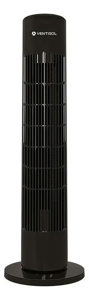 Ventilador Torre Ventisol Fênix Com Controle Remoto - Preto 14 Cm Preto Plástico