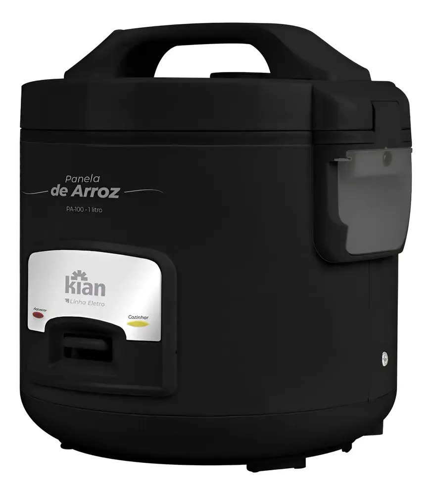 Panela De Arroz Elétrica Inox 5 Xícaras 400w Kian Preto 60