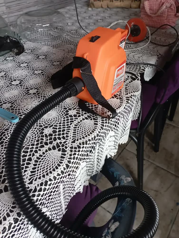 foto de Pistola Pulverizadora Para Pintura Elétrica Intech Laranja