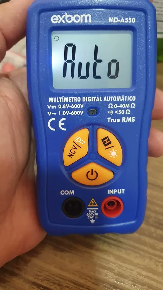 foto de Multímetro Digital Automático MD-A550 Exbom