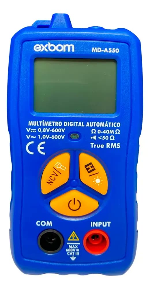 Multímetro Digital Automático MD-A550 Exbom