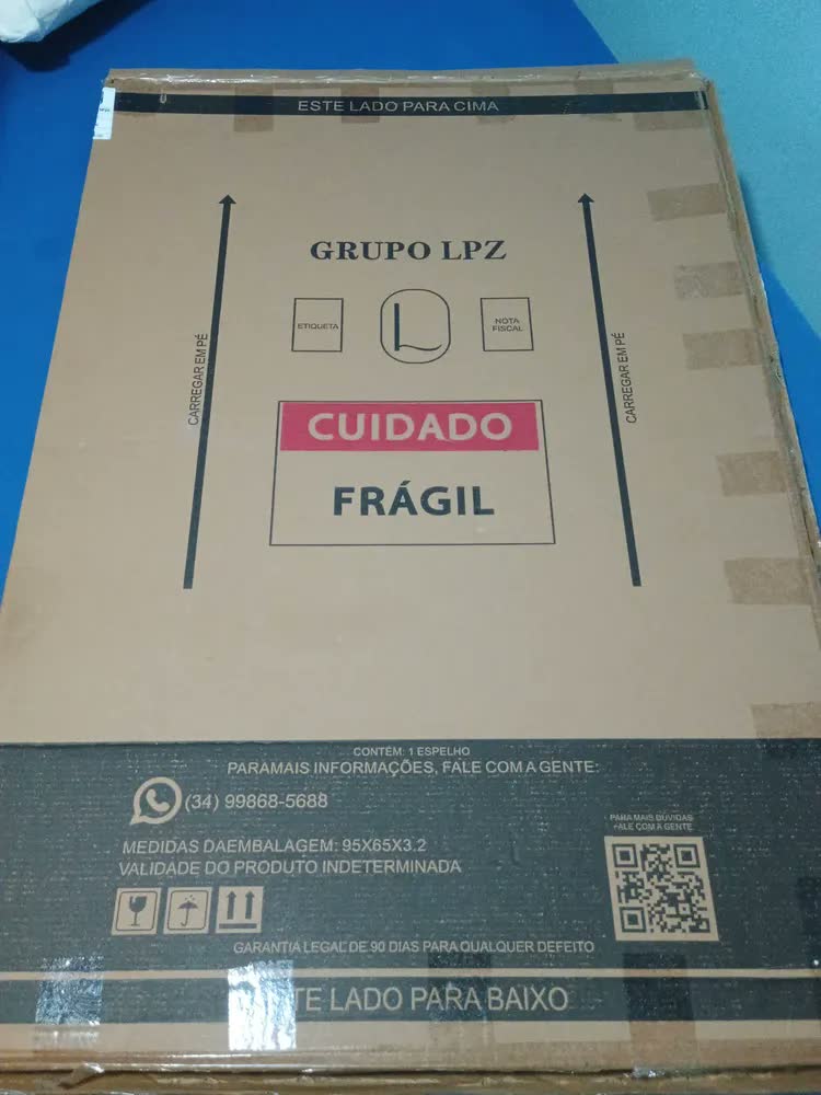 foto de Espelho Orgânico Lopazzi 90x60cm Banheiro Lavabo Grande Design Moderno Luxo Decorativo Sala Quarto Vidro Cristal Lapidado Premium Com Suporte De Fixação E Fita Dupla Face Estilo Pinterest Original