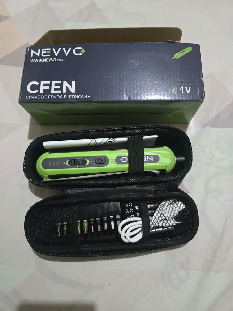 foto de Chave De Fenda Elétrica De Precisão Sem Fio 5n.m 4v Nevvo