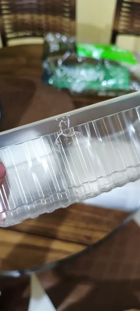 foto de 24 Marmitas 500ml Comida Fitness Pote Descartável Retangular Plástico Freezer Microondas Com Tampas - Mtones