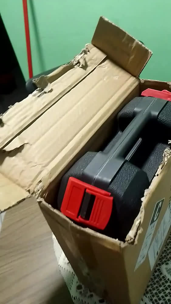 foto de Chave De Impacto Bateria 48v Xumtom Parafusadeira Furadeira Amarelo