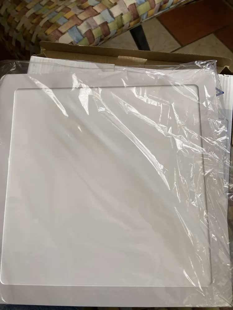 foto de Painel Plafon Led Embutir 24w 29 X 29cm Quadrado Bivolt 4100k Branco Neutro Branco Morno 110v 220v Bivolt 1920 Lumens Teto Escritório Sala Quarto 25w Gesso Forro X2w 127/220v