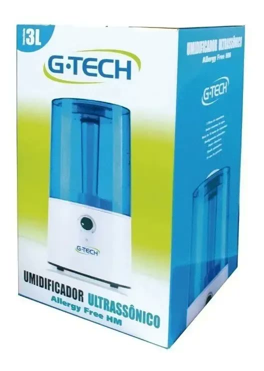Umidificador Ultrassônico G-tech Allergy Free Hm Bivolt Cor Branco