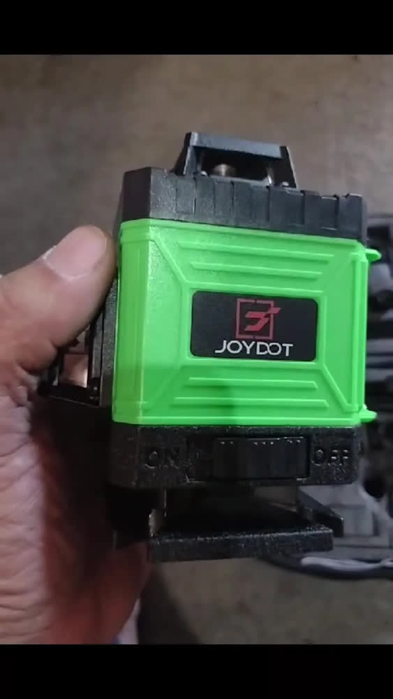 foto de Nível Á Laser 16 Linhas Verde 360° Recarregavel Profissional Prumo Autonivelante Com 1M Tripé E 2 Baterias -JOYDOT