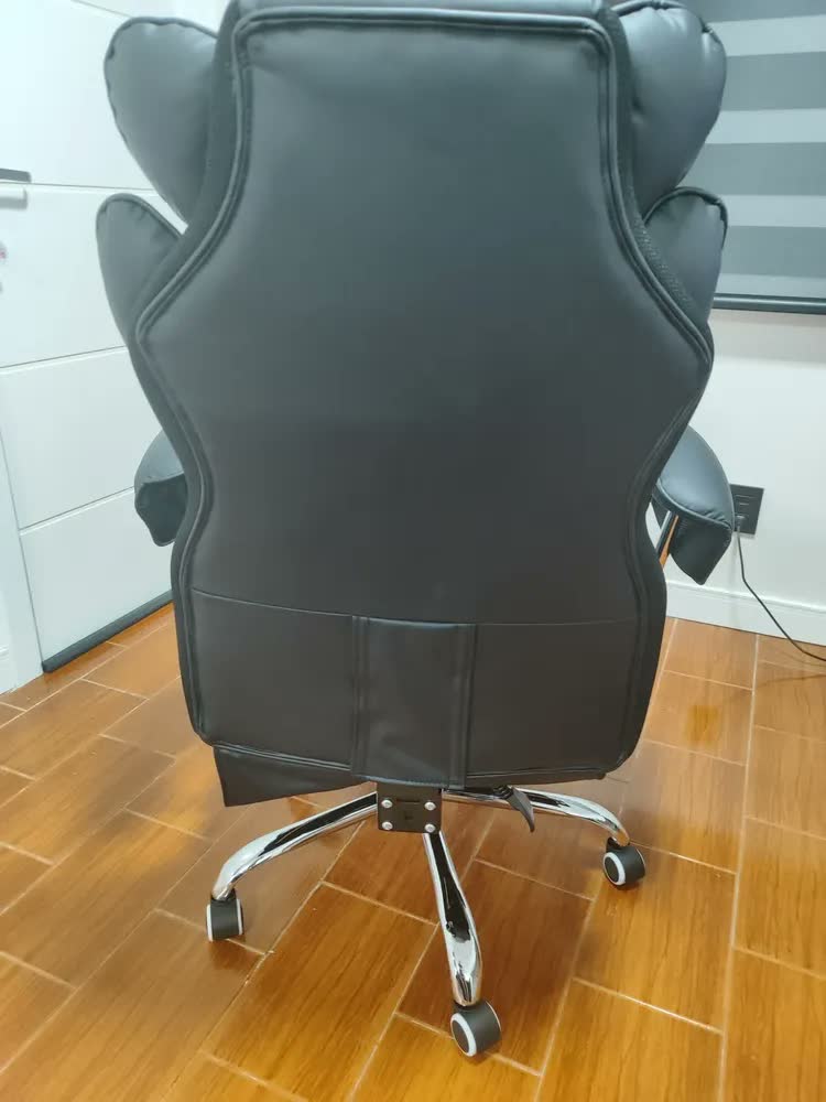 foto de Cadeira De Escritorio Poltrona Luxemburgo Gamer Ergonômica Couro Sintético Tecnológica Com Molas Ensacadas Reclinável Suporte Lombar Apoio De Pés E Braços Macio Resistente Suporta 200kg Luvinco