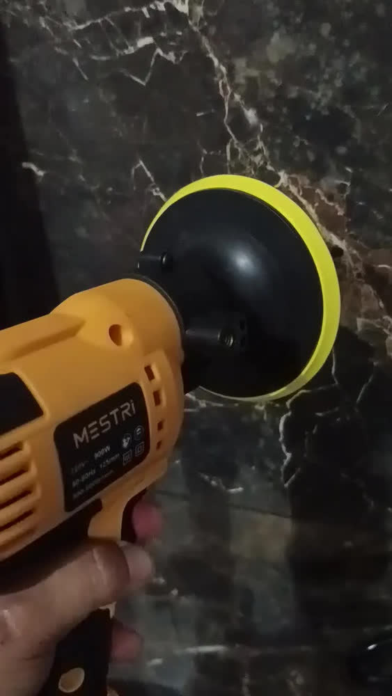 foto de Politriz Lixadeira Multifunções Automotiva Profissional 50hz-60hz 5000rpm Com Mandril 5 Polegadas Furadeira Parafusadeira Mestri M-201