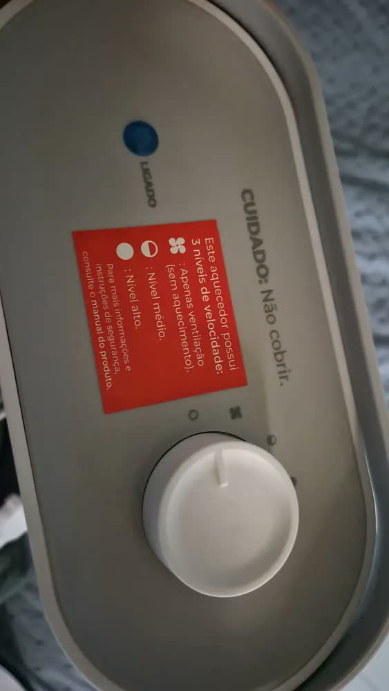 foto de Aquecedor Elétrico Aqc440 Miniconfort Branco Cadence Branco