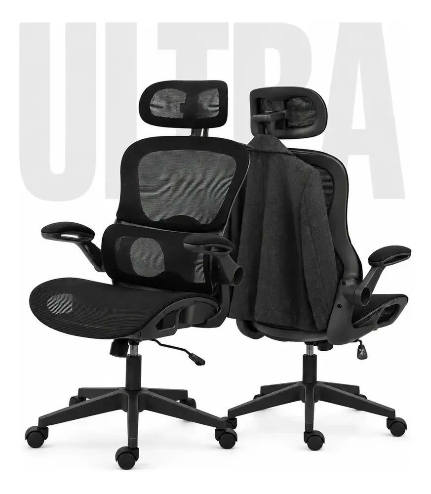 Cadeira de Escritório Gamer Pluggei Select Prime Ultra Ergonômica com Cabide e Lombar Ajustável até 150 kg